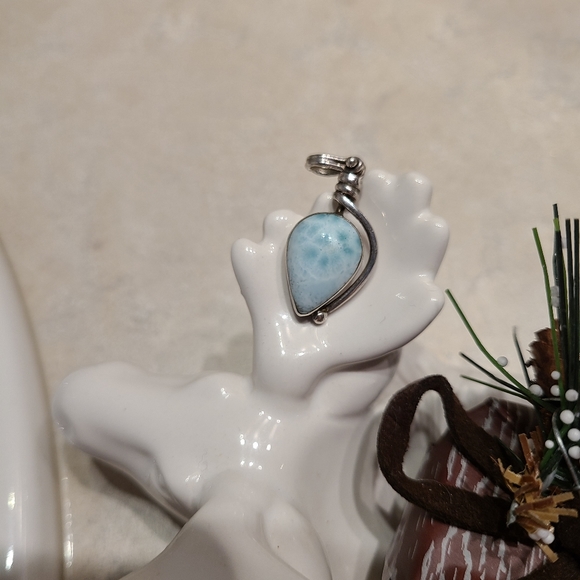 COPY - Latermer stone 925 silver pendant - Picture 6 of 6